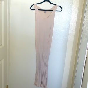 Cream Maxi Sleeveless Dress